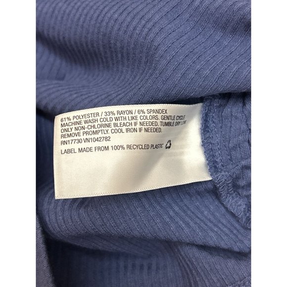 Rib Tank Maternity Dress Isabel Maternity by Ingrid & Isabel Blue Size XS - Picture 4 of 9